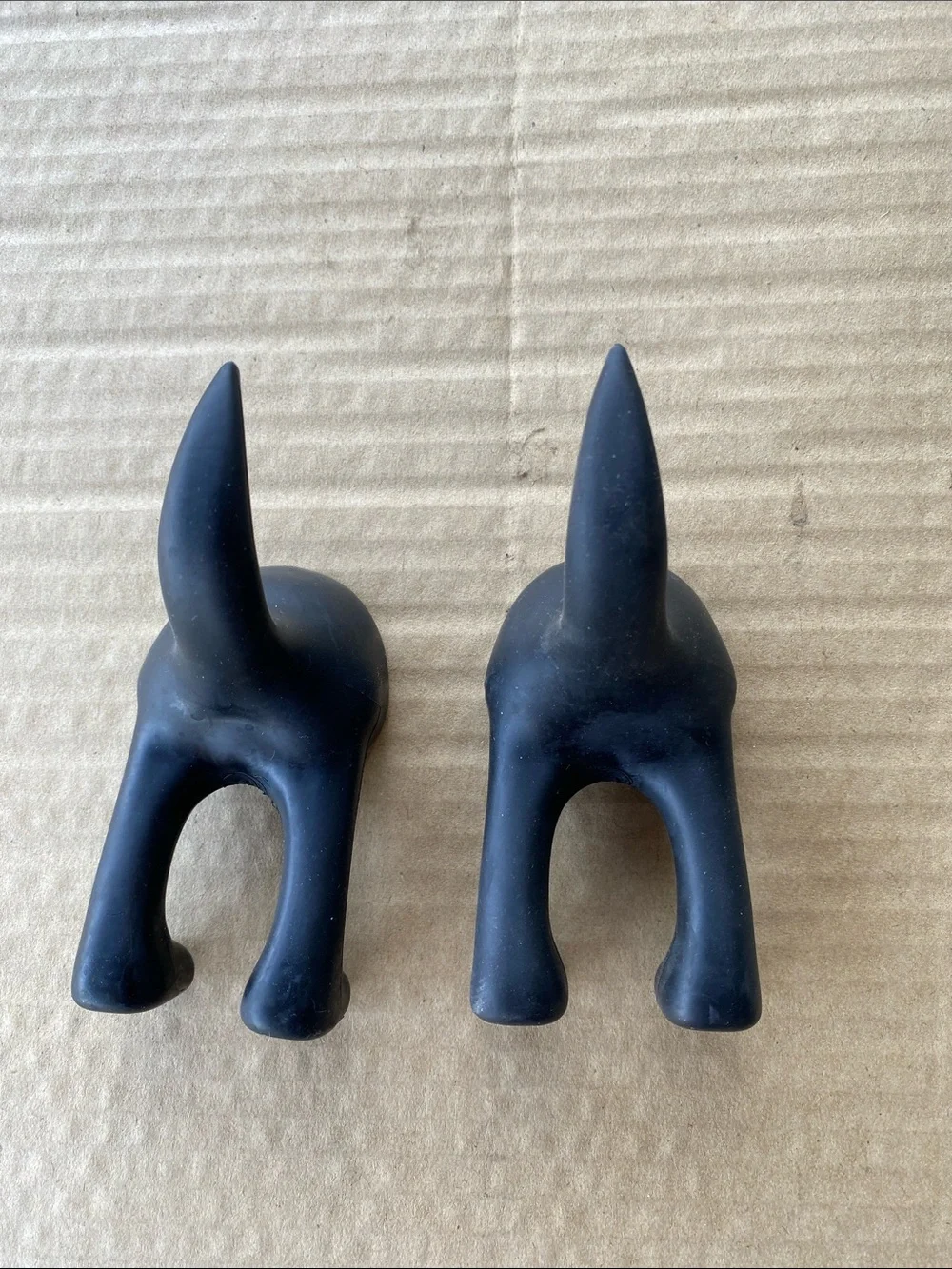 Dog tail Black Silicone Door Hook / Hanger